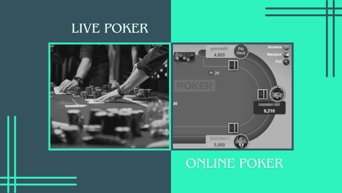 Live versus online